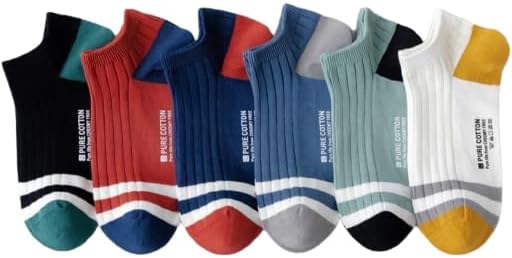 Mens Casual Ankle Socks Set Of 5 Socks