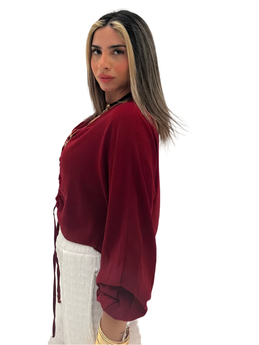 Front Drape Top