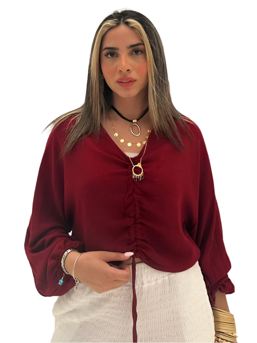 Front Drape Top