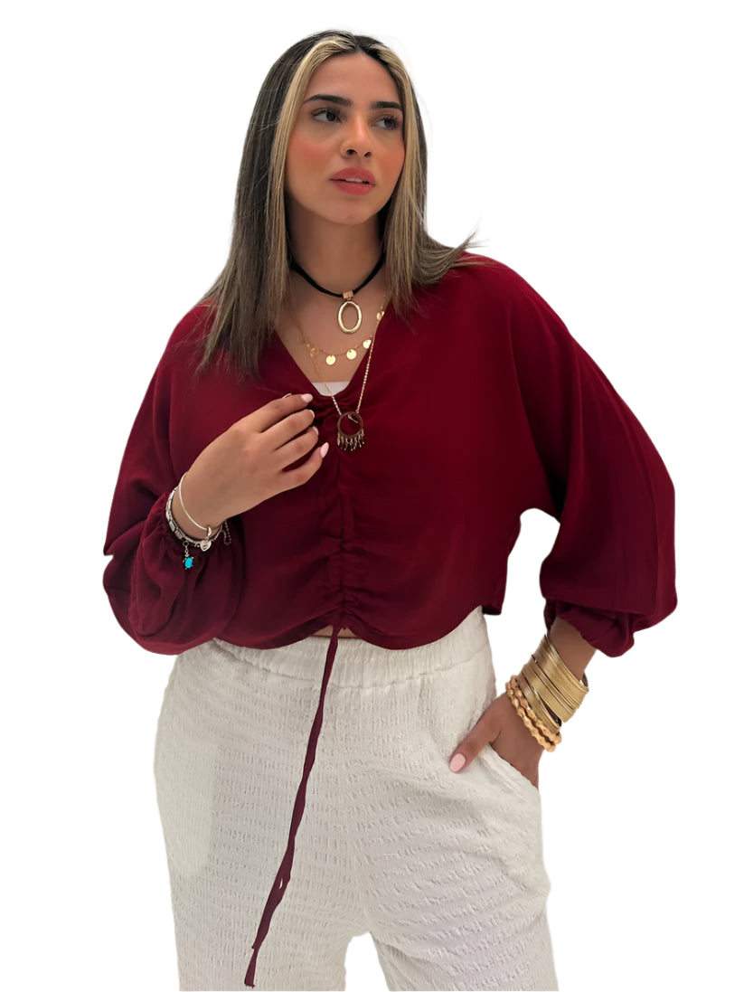 Front Drape Top