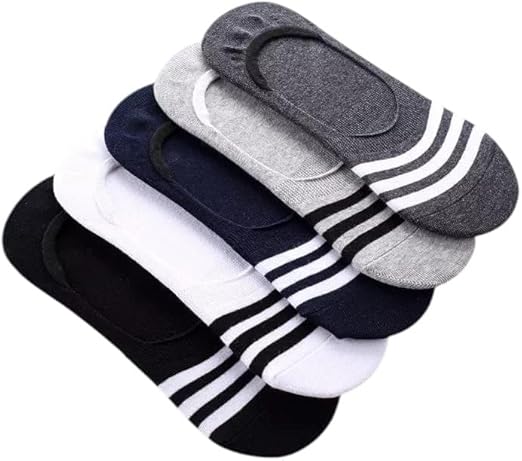 Mens Socks - Casual - Low Ankle - 5 Pairs
