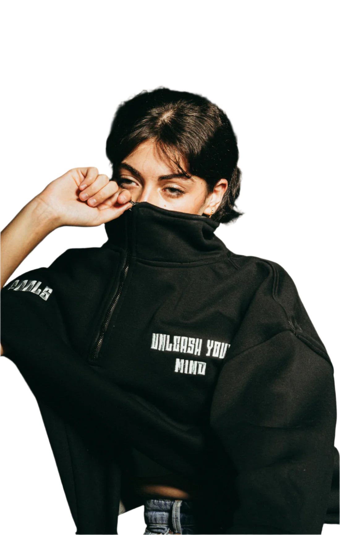 Black quarterzip