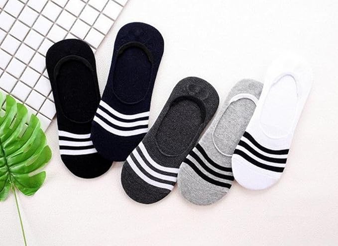 Mens Socks - Casual - Low Ankle - 5 Pairs