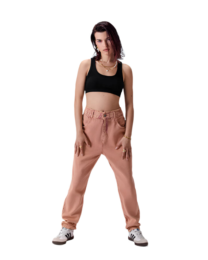 OVER DYE Dark Orange JEANZ
