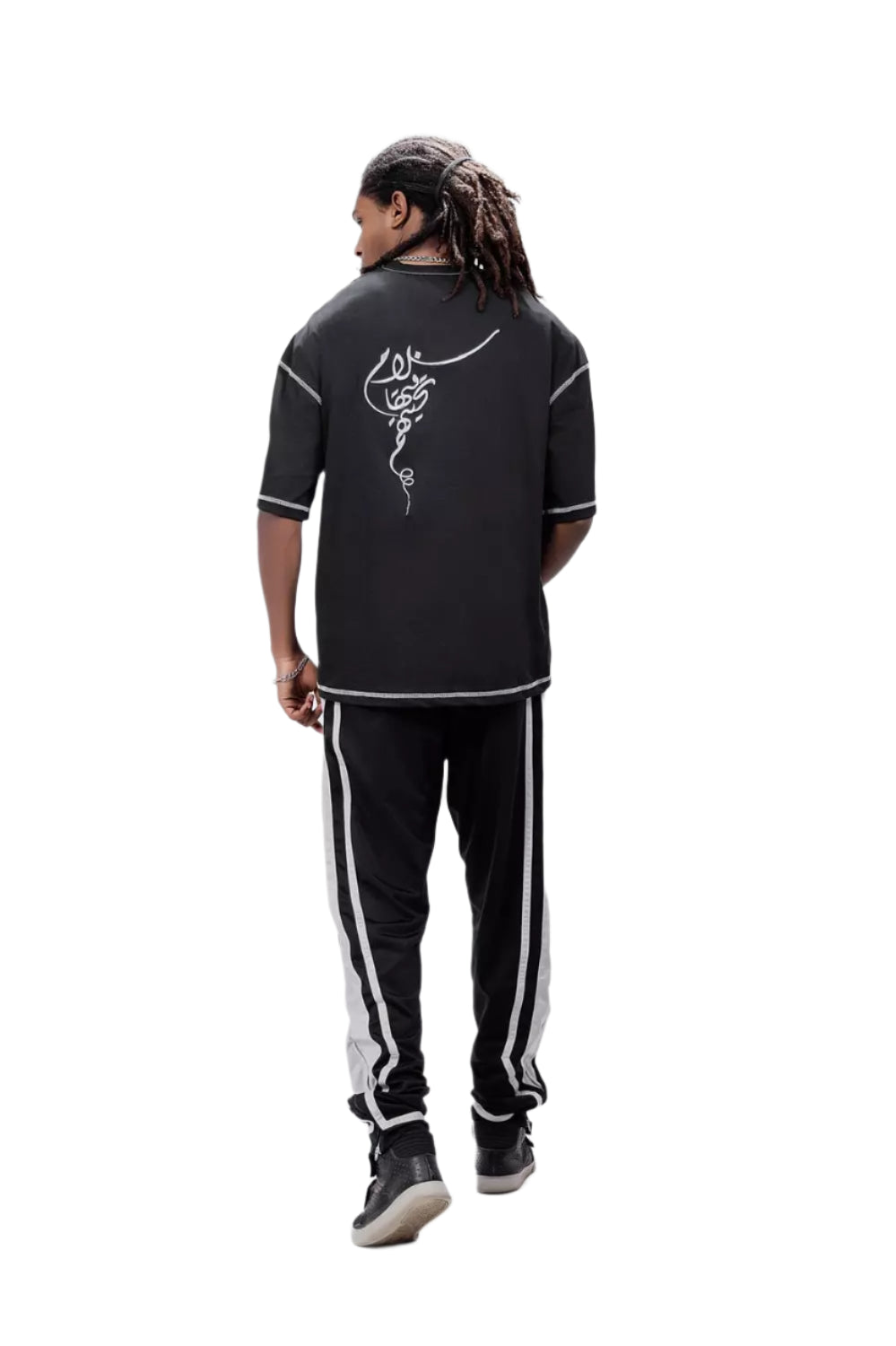 Oversized سلام فحقا تحيتهم t-shirt