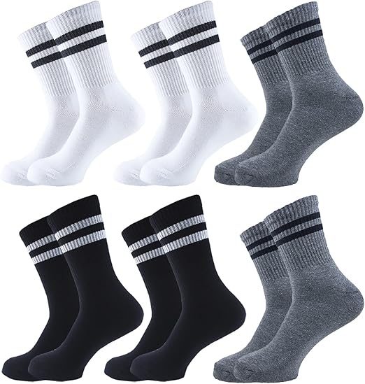 Socks Set of 3 Half Terry Long Sport Socks