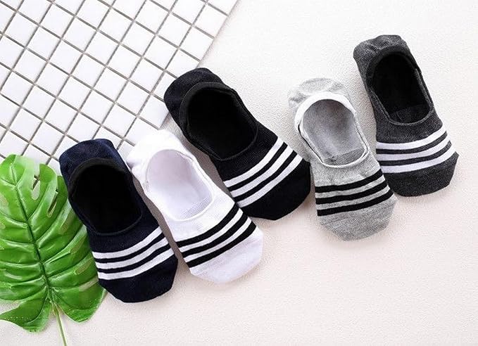 Mens Socks - Casual - Low Ankle - 5 Pairs