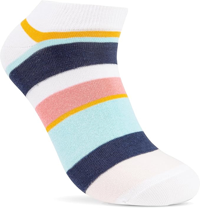 Womens Pack of 3 Lycra Ankle Casual Drawing Socks