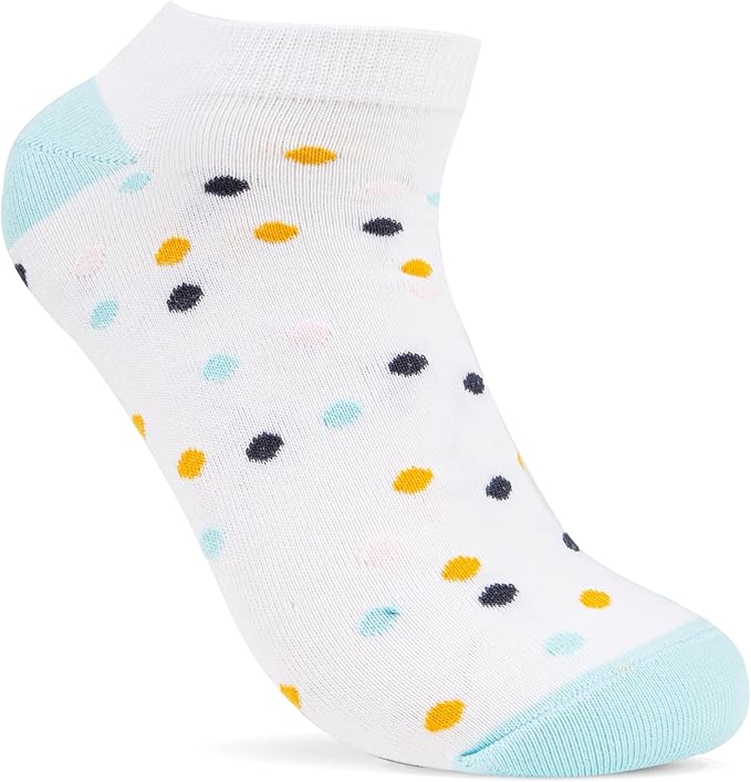Womens Pack of 3 Lycra Ankle Casual Drawing Socks