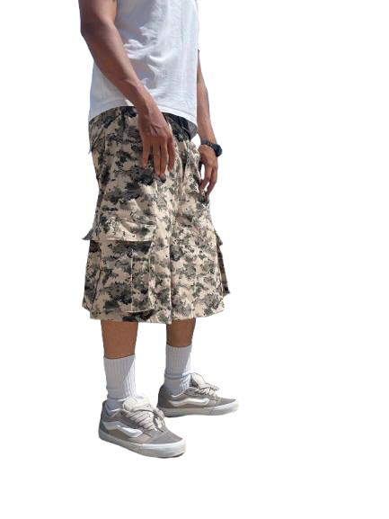 CARGO SHORT-DIGI CAMO (BEIGE)