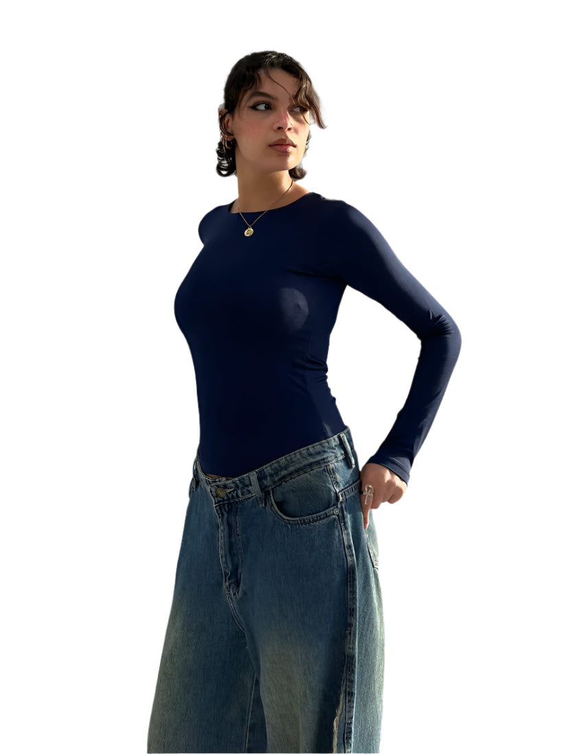 Round Neck Full Sleeve Top