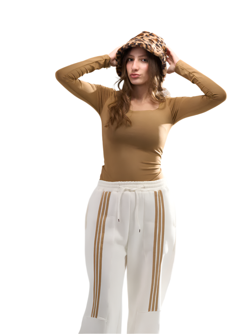 Square Neck Full Sleeve Bodysuit