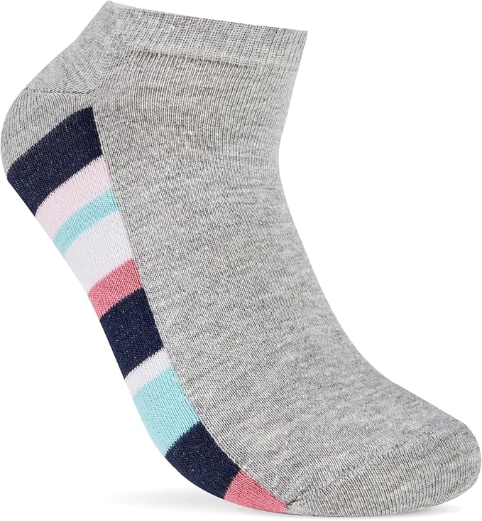 Womens Pack of 3 Lycra Ankle Casual Drawing Socks