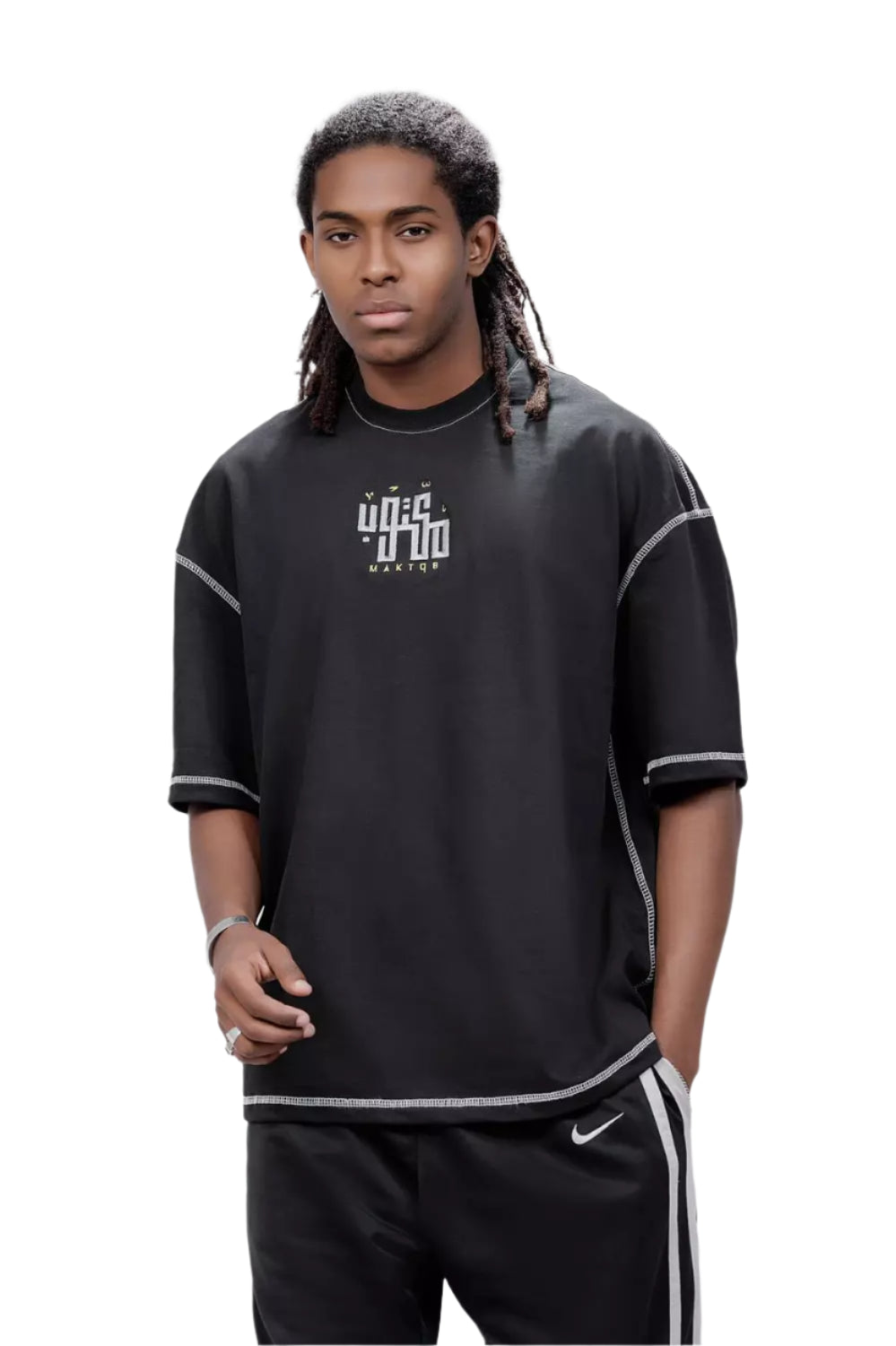 Oversized سلام فحقا تحيتهم t-shirt