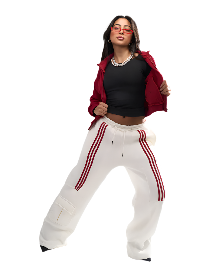 Striped Pants - Red