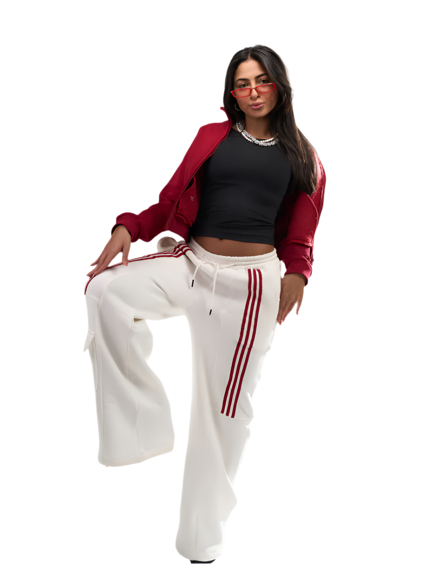 Striped Pants - Red