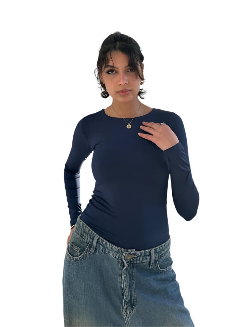 Round Neck Full Sleeve Top