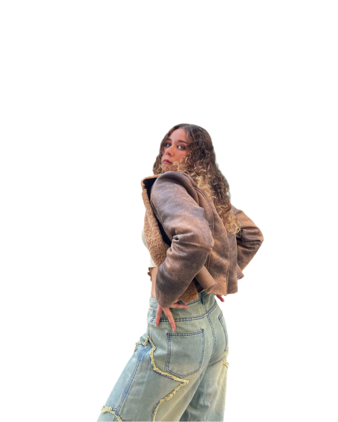 Fur-lined Leather Jacket