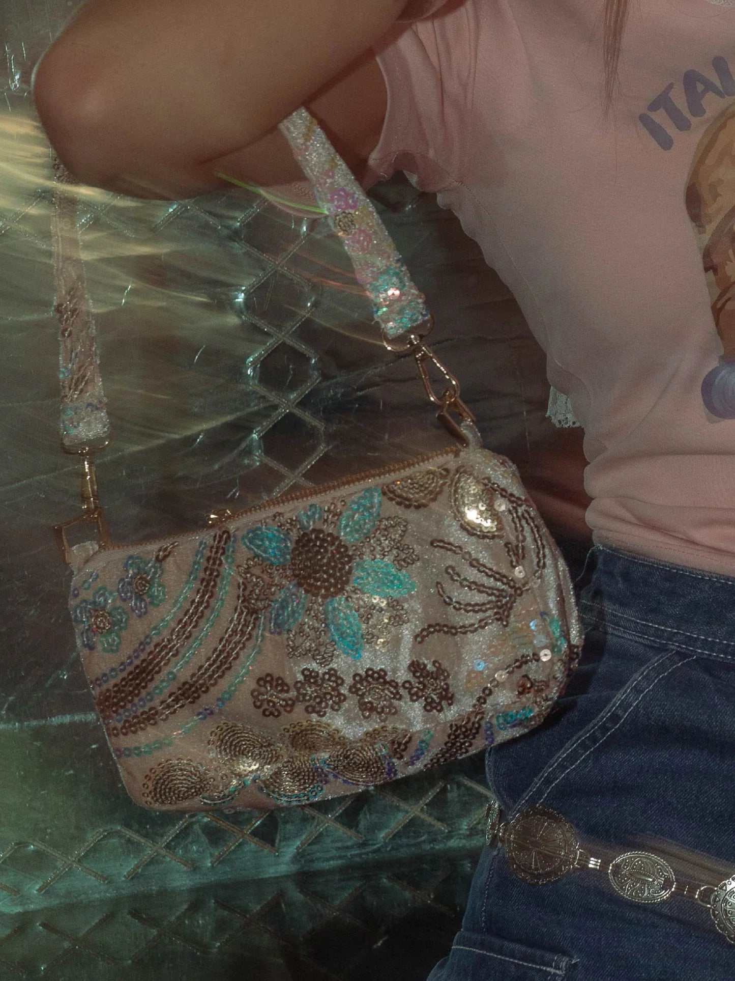 Rose floral Bag