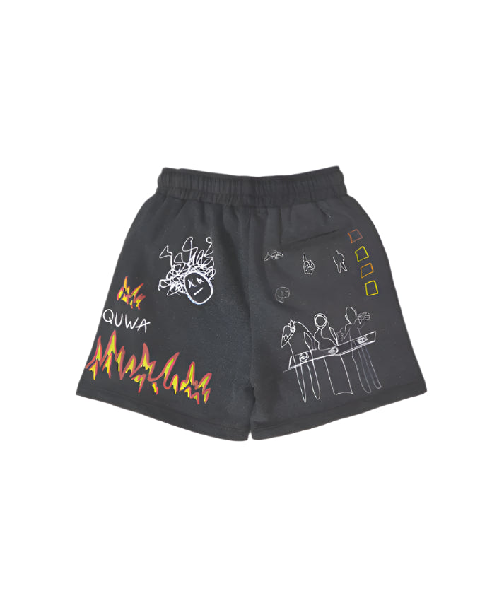 COMBO SWEATSHORTS