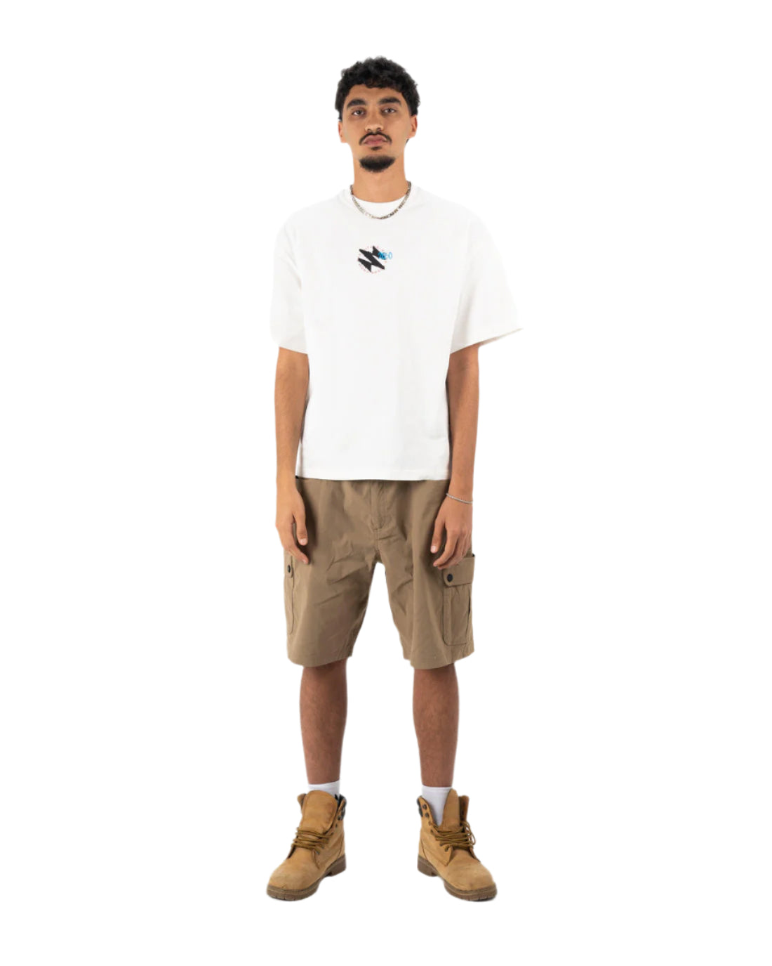 SPARX WHITE TEE PRINTED