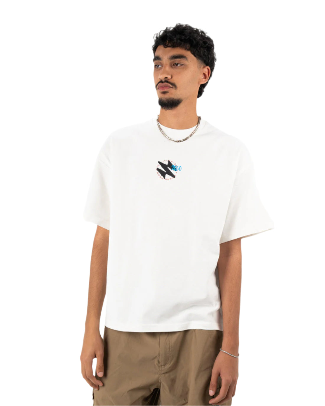 SPARX WHITE TEE PRINTED