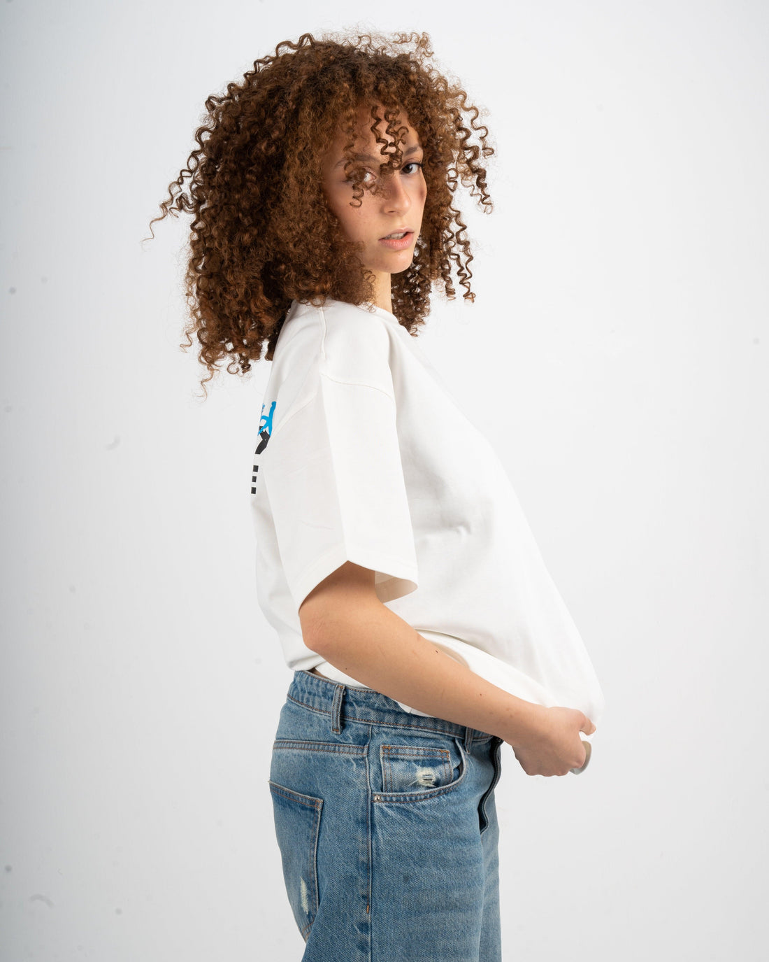 SPARX WHITE TEE PRINTED