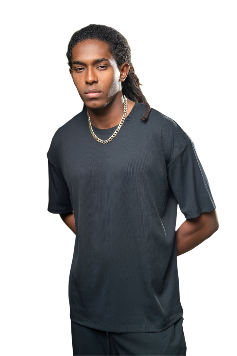 Oversized Pleated T-Shirt