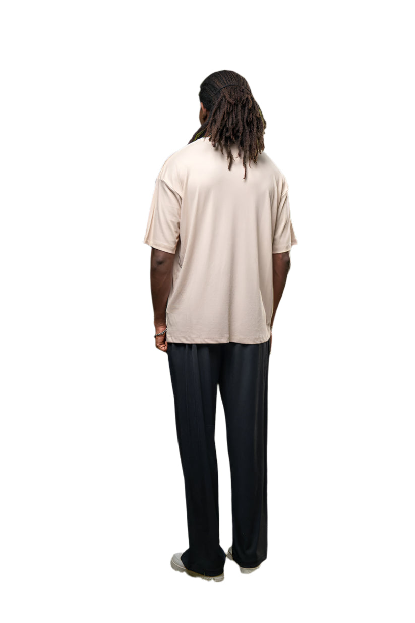 Oversized Pleated T-Shirt