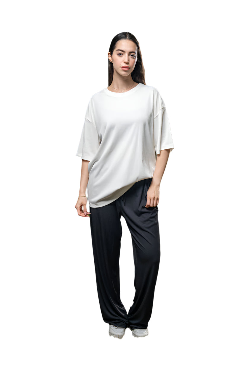 Oversized Pleated T-Shirt