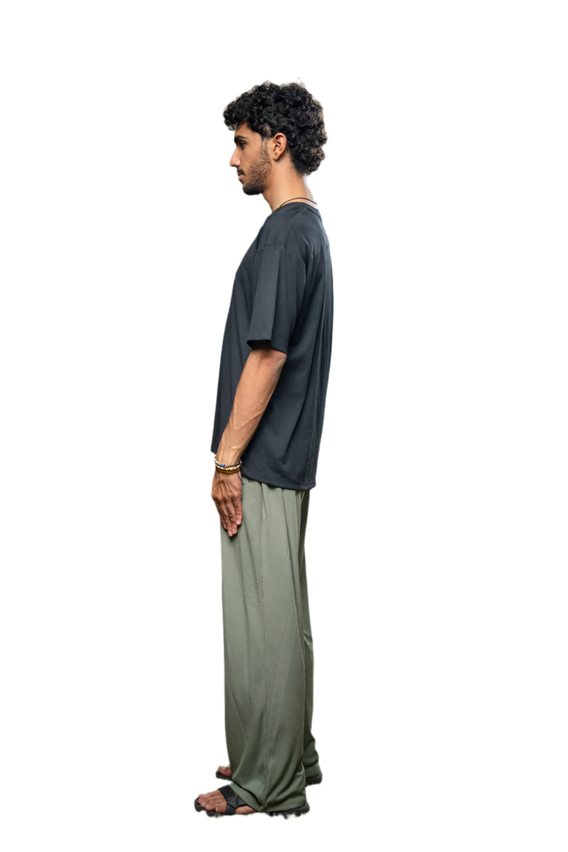 Oversized Pleated T-Shirt