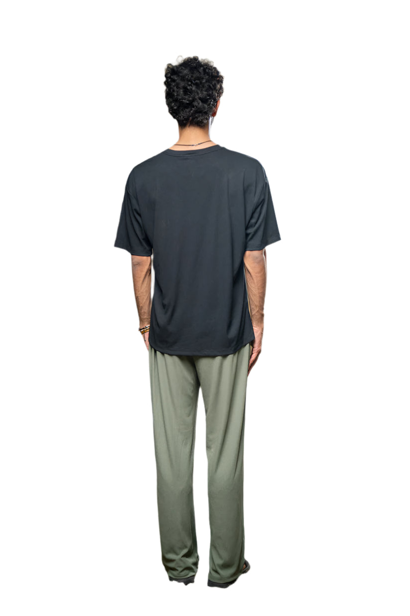 Oversized Pleated T-Shirt