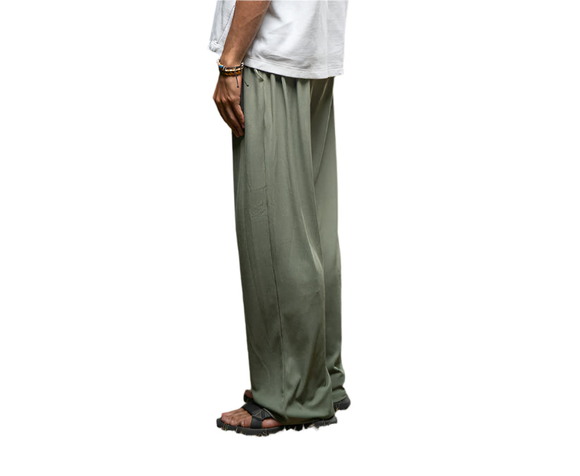 Wide Leg Pleated Pants
