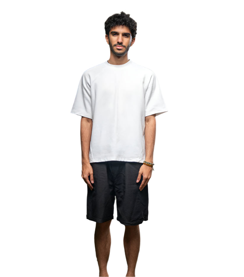 Oversized Linen Shorts