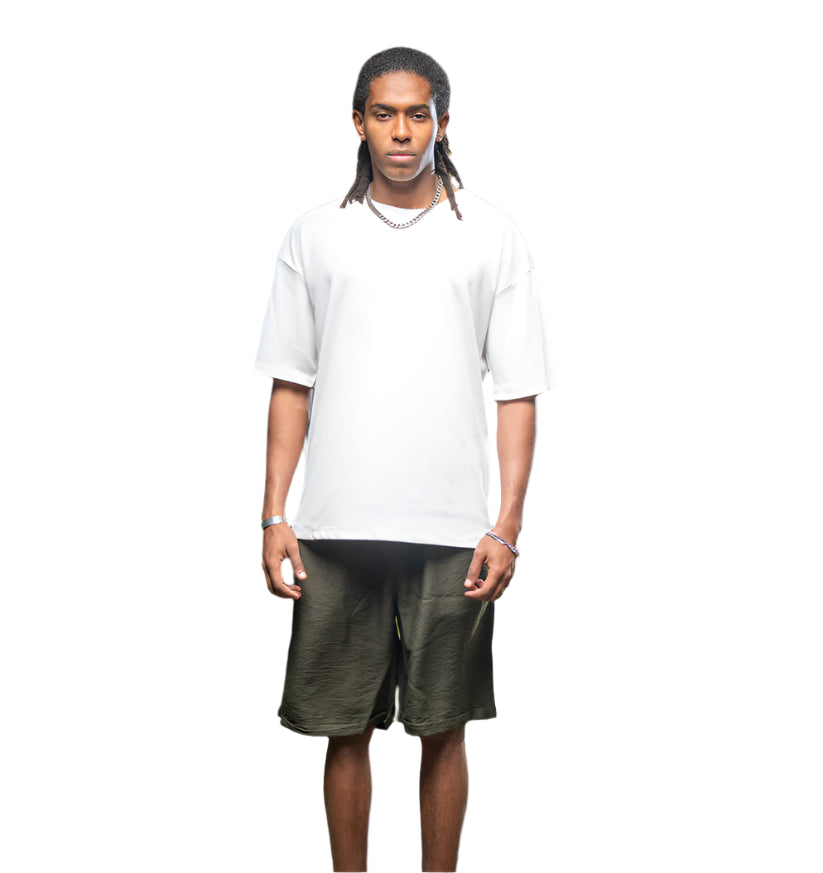 Oversized Linen Shorts