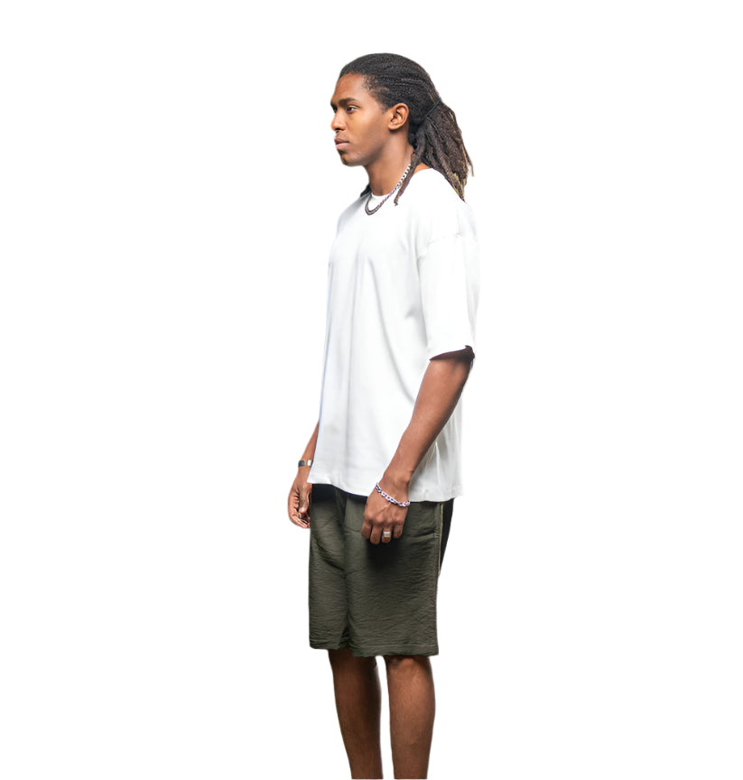 Oversized Linen Shorts