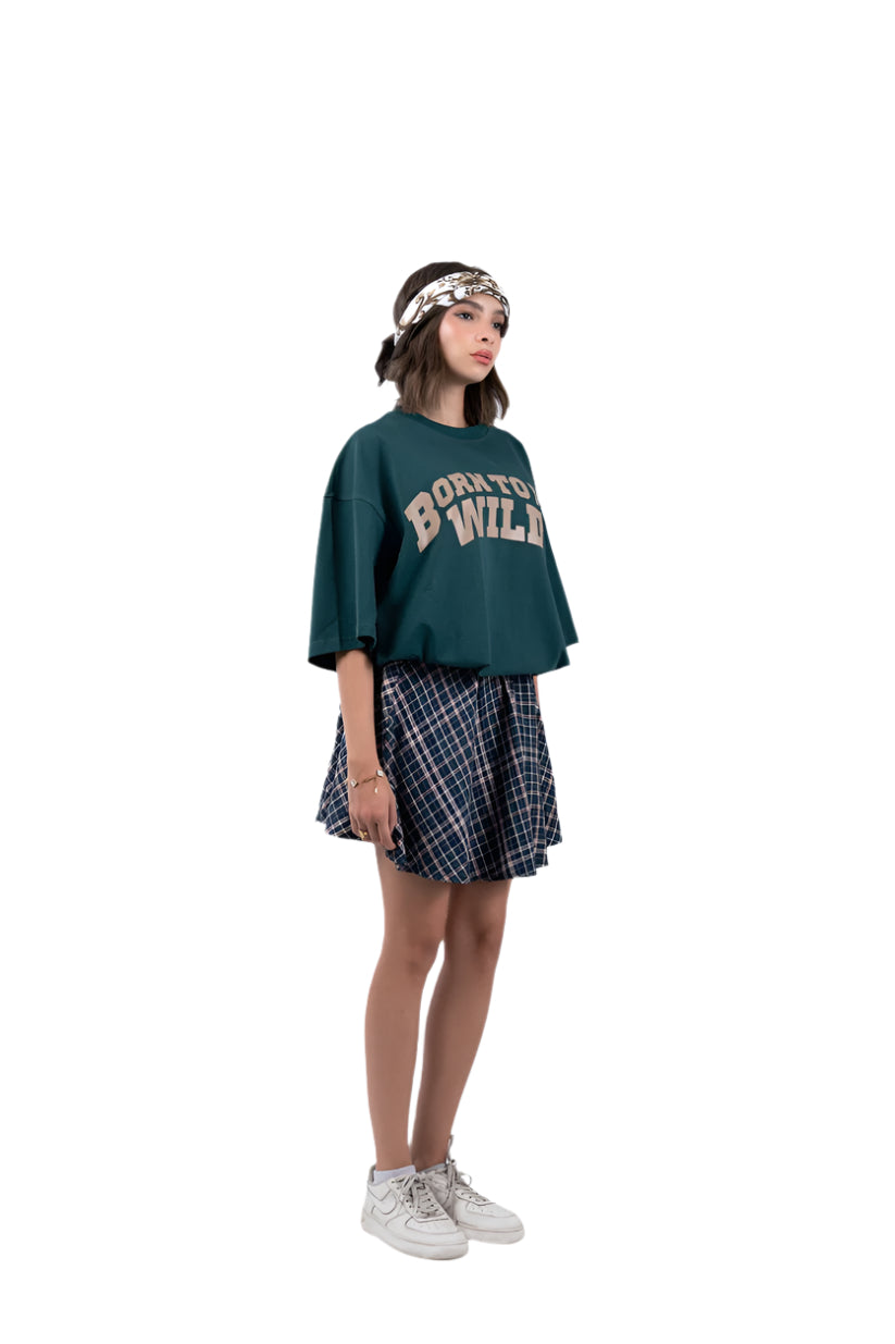 BORN TO BE WILD Oversized Tee