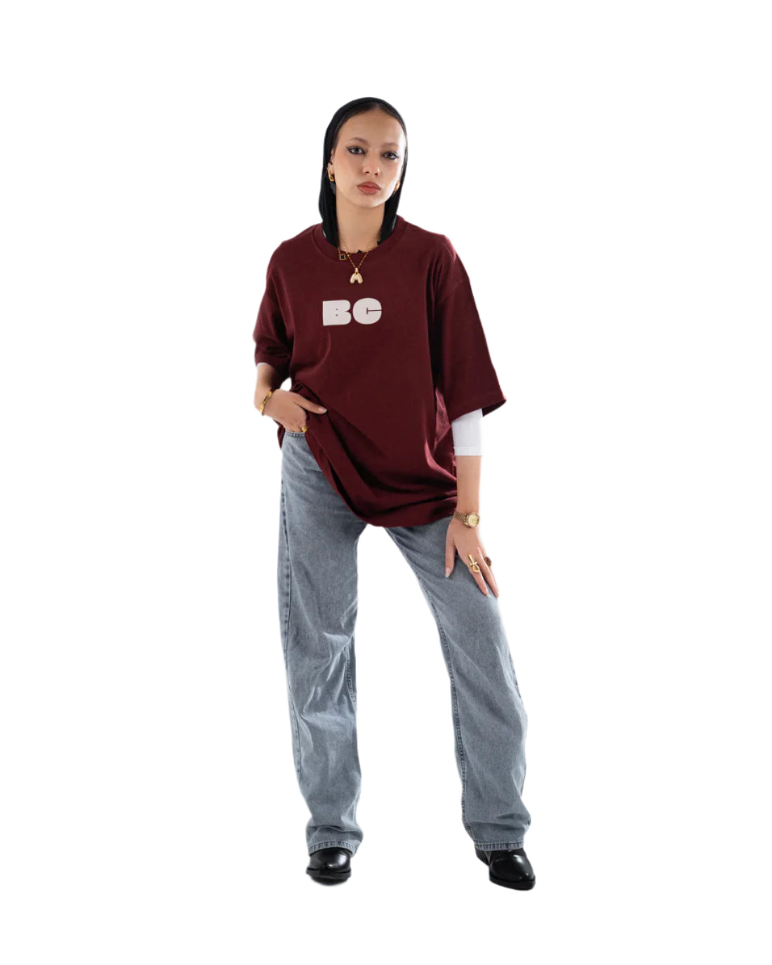 Burgandy Free Spirit T-shirt