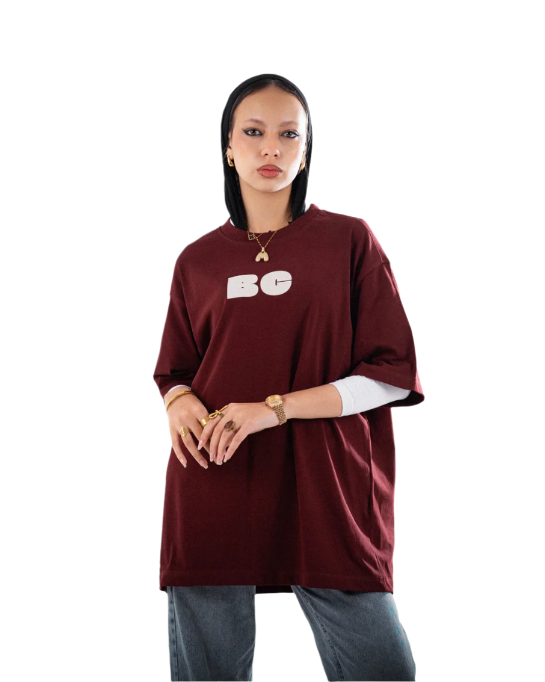 Burgandy Free Spirit T-shirt