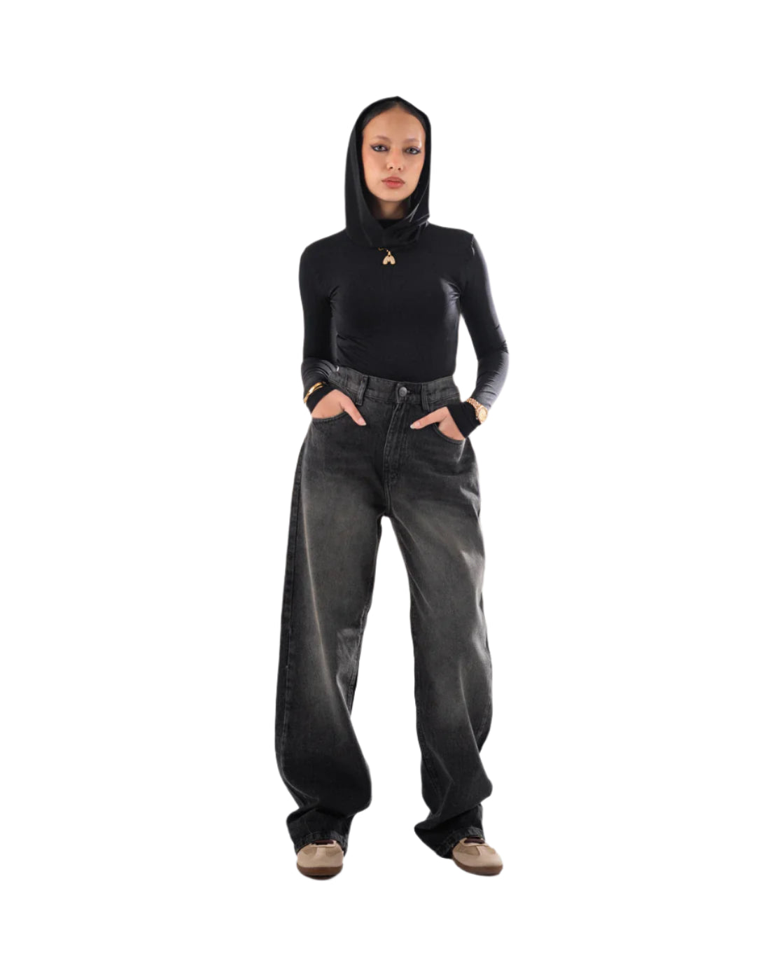 Black Washed Jeans