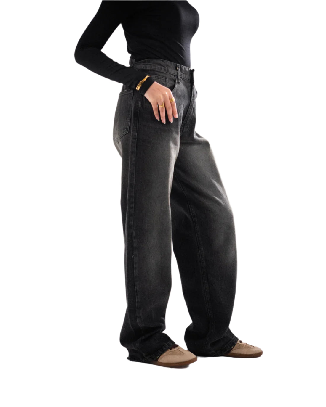 Black Washed Jeans