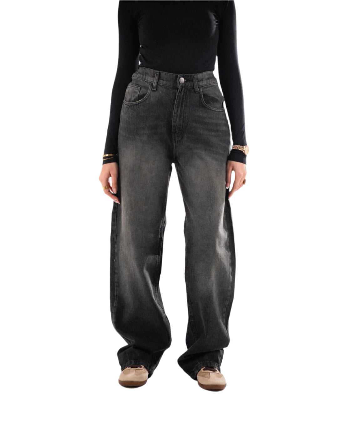Black Washed Jeans