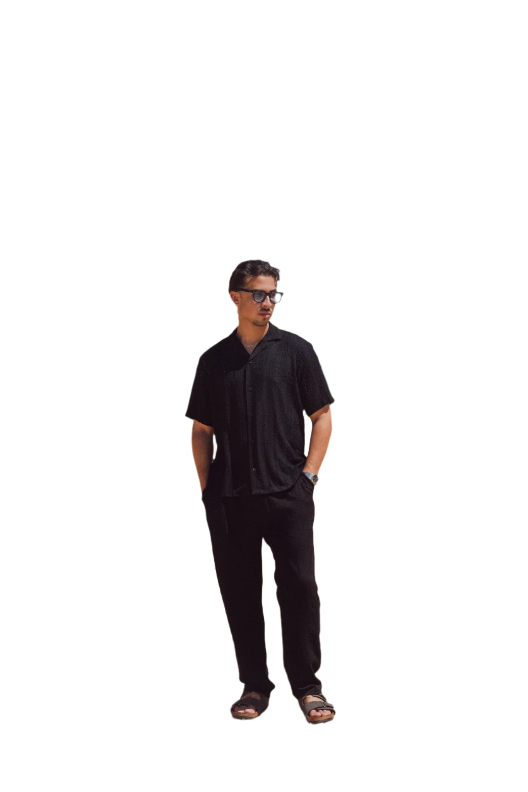 THE AMALFI SHIRT - BLACK