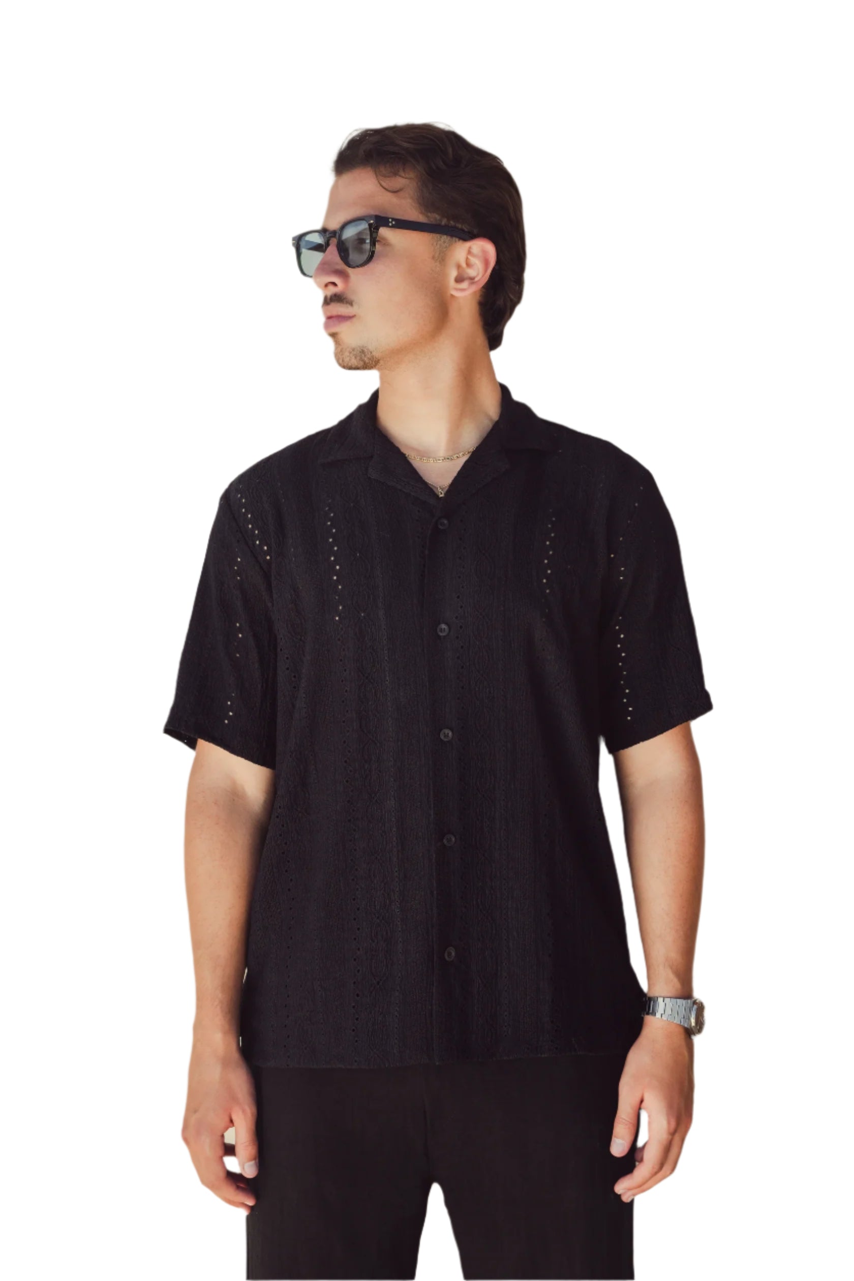 THE AMALFI SHIRT - BLACK