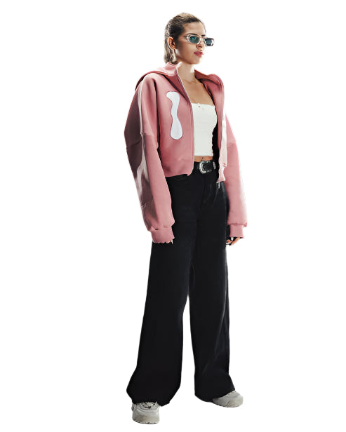 Blush 13 cropped jacket