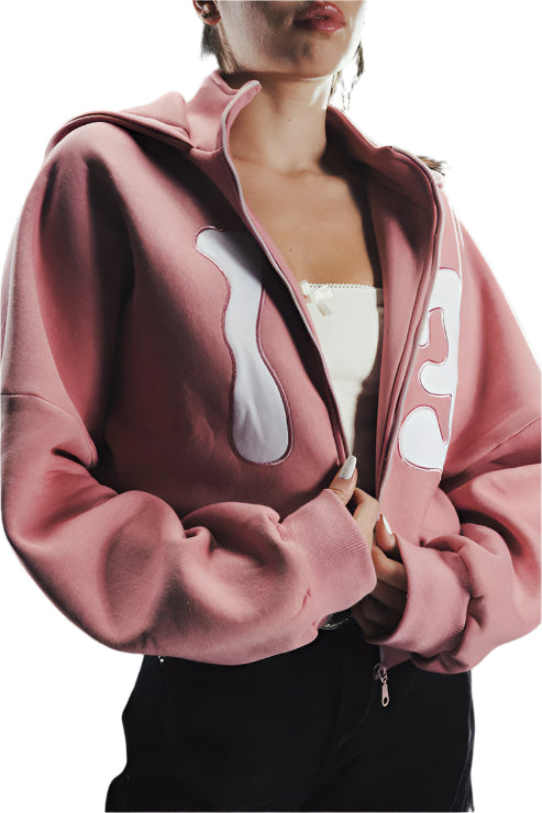 Blush 13 cropped jacket