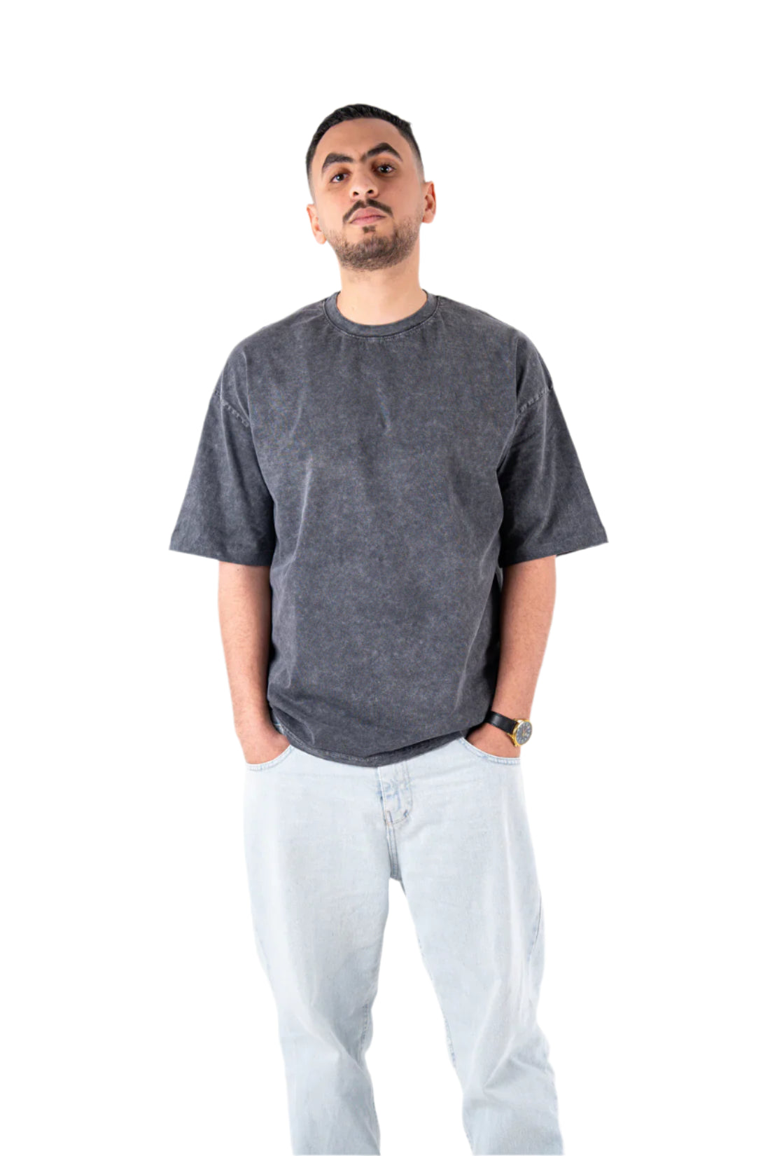 washed basic t-shirt