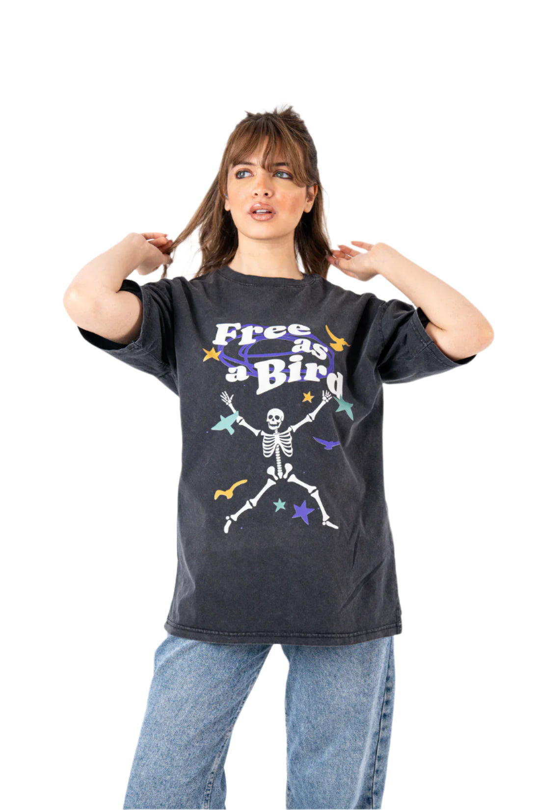 free as a bird t-shirt