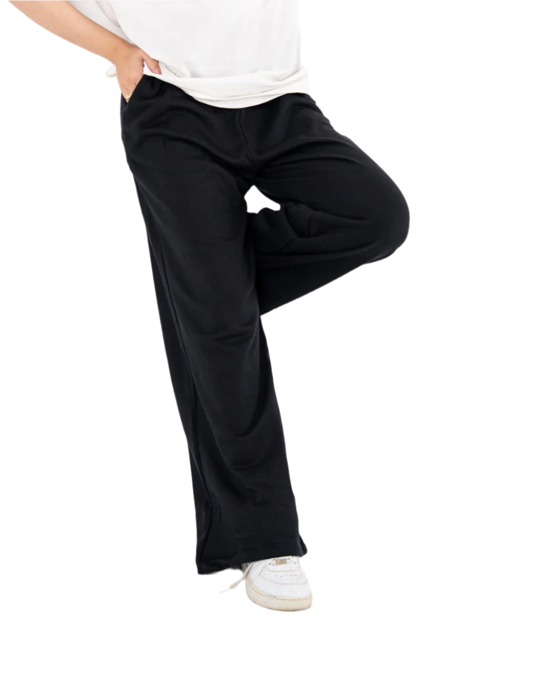 wideleg sweatpants