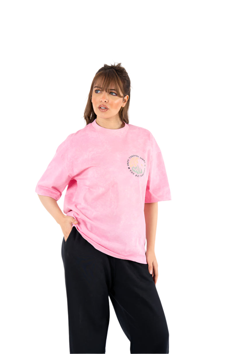 go through washed t-shirt